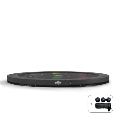 Berg Elite Inground Trampoline 430 Grey