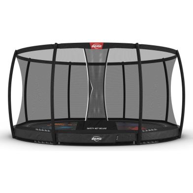Berg Elite Inground Trampoline 430 Grey Levels + Safety Net Deluxe
