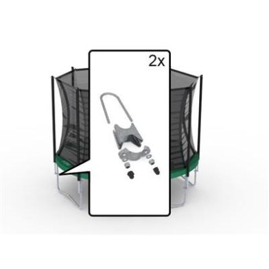 Berg Safety Net Comfort - Bevestigingsset Pour 1 paal