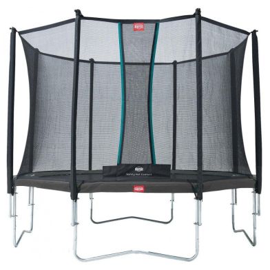 Berg Favorit 380  Grey Trampoline + Safety Net Comfort