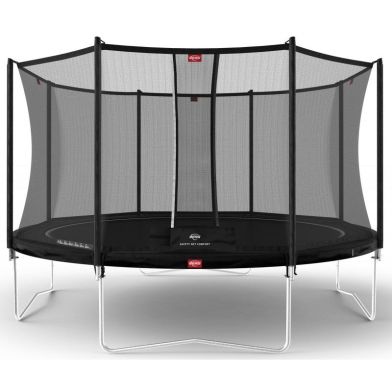 Berg Favorit 430 Black / Zwart Trampoline + Safety Net Comfort