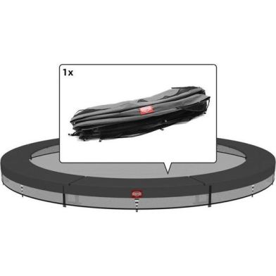 Berg Trampoline rand inground Rond 330 cm - Gris