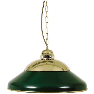Biljartlamp SOLO 45 cm, koper/groen
