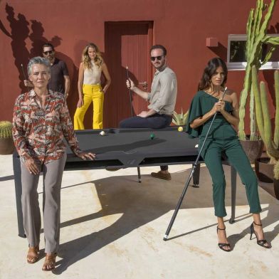 Cornilleau Hyphen Outdoor Pool Table Black / Black