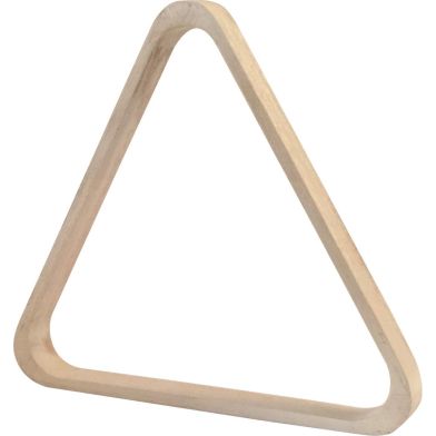 Buffalo houten triangel pool wit 57,2 mm