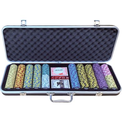 Set de Poker DLX 500 Clay Chips 13.5gr Valuie