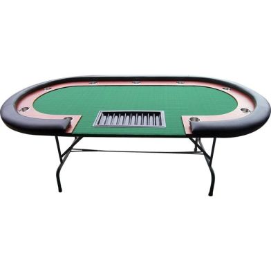Buffalo Table de Poker High Roller Noir
