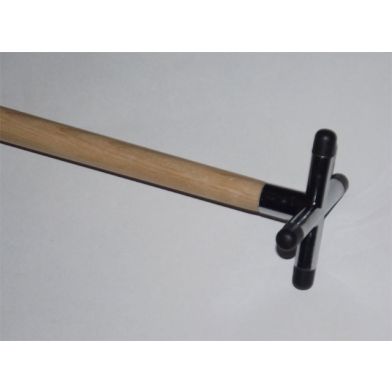 Rest Complete, cross chroom gemonteerd op stok