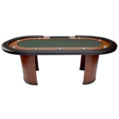 North Poker Table Nevada 10 personnes Vert