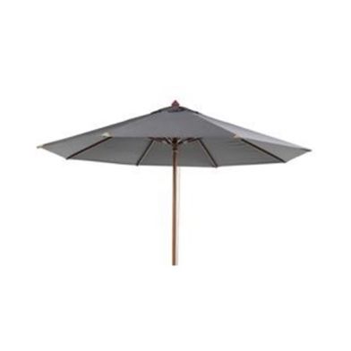 Gescova en Bois Parasol Carré 300 x 300 cm Gris