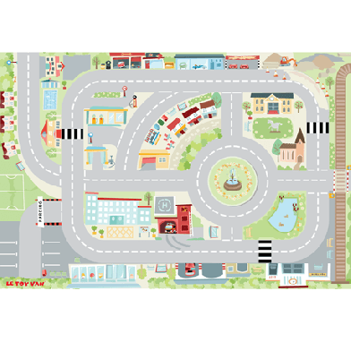 Le Toy Van M Mijn Eerste Stad Speelmat