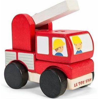 Le Toy Van Stapelset Voertuigen Rouge - Bois