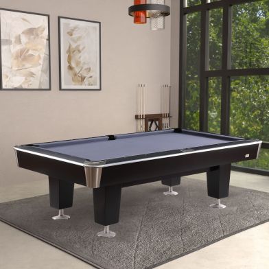 Lexor X-treme II Pro-Series Pooltafel RVS Zwart 9FT