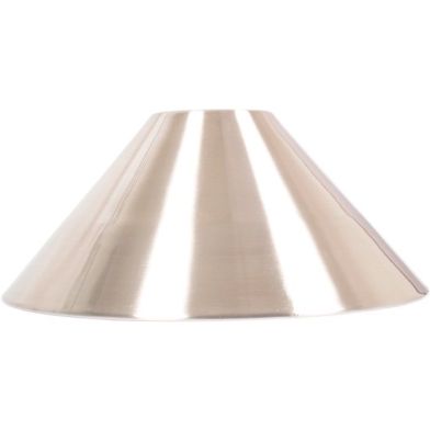 Losse kap biljartlamp 37 cm, geborsteld staal