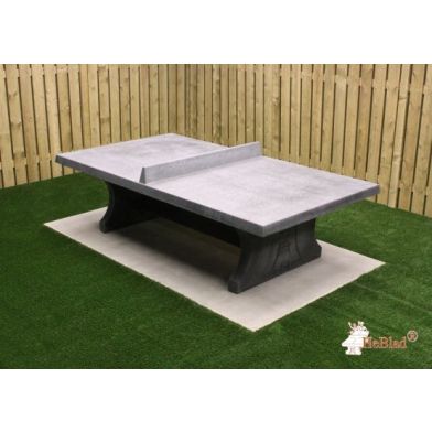 Heblad Tafeltennistafel Beton Antraciet Rechte Hoek