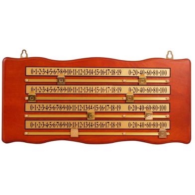 Tableau d'Affichage Snooker 4 Personnes