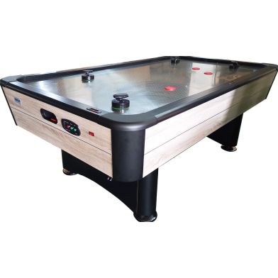 TopTable Typhoon Pro Wood/RVS Airhockeytafel 7FT