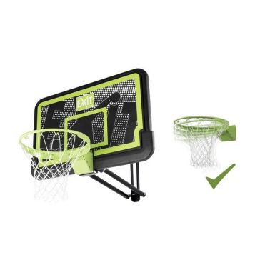 EXIT Galaxy Basketbalbord Voor Muurmontage Met Dunkring - Black Edition