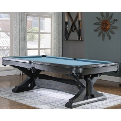 Top Table Lexor Pool Table Forest Black-Oak 8FT