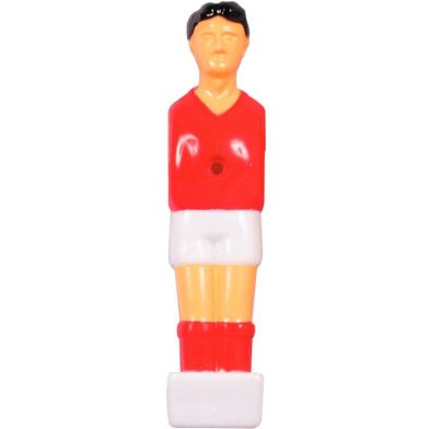Voetbaltafelpop Rood / Wit 13mm