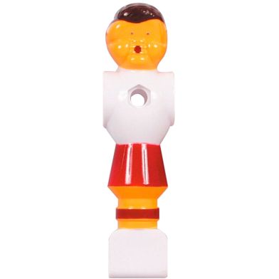Voetbaltafelpop Rood / Wit