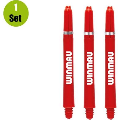 Winmau Dart Shafts Nylon Signature - Red - Medium - (1 Set)