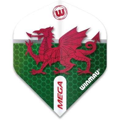 Winmau Mega Standard Wales dart flights