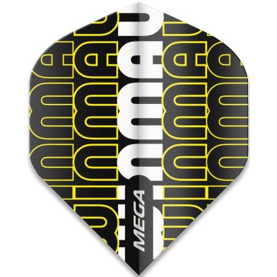Winmau Mega Standard Winmau Logo Geel dartvluchten