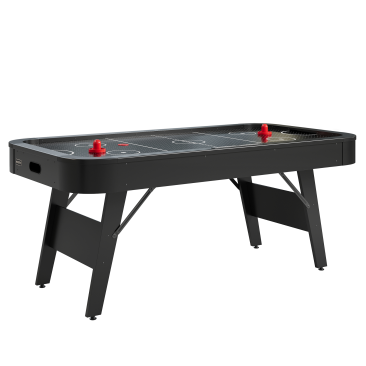NORTH Zenith Airhockeytafel Zwart/Zwart RVS 7FT