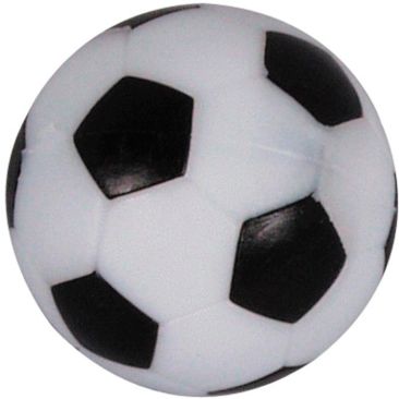Tafelvoetbal voetballetjes zwart/wit met profiel