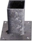 WoodVision Ground Post Holder Galvanised 7 x 7 x 15 thumbnail