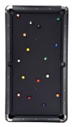 NORTH Gardone Pool Table Black/Black 7FT thumbnail