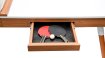 NORTH The O Table de tennis de table Chêne/Blanc miniature