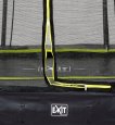 EXIT Silhouette trampoline enterré 153x214cm avec filet de sécurité - noir miniature
