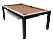 NORTH Essence Table de billard/Table à manger Noir/Blanc 7FT miniature