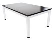 NORTH Essence Table de billard/Table à manger Blanc/Noir 7FT miniature