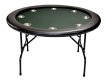 NORTH Texas Round Poker Table Green 8 Players thumbnail