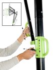 Panneau de basket EXIT Galaxy mobile sur roues avec anneau de dunk - black edition miniature