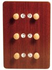 Tableau de score carambole X3 - 24 x 35 cm miniature