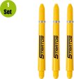 Tiges de fléchettes Winmau Nylon Signature - Jaune - Court - (1 jeu) miniature