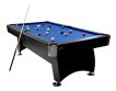 NORTH Gardone Pool Table Black/Blue 7FT thumbnail