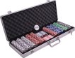 Set de poker en mallette aluminium 500 jetons miniature