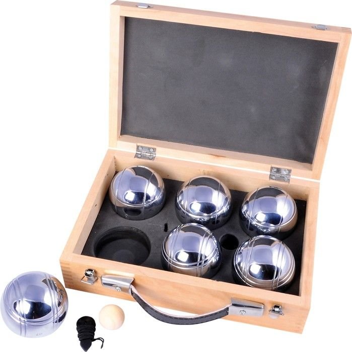 Boules de pétanque métal 6 en boîte
