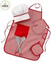 Kidkraft Tasty Treats Chef Accessory Set - Red thumbnail