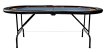 NORTH Table de poker Foldy Bleue 10 personnes miniature