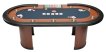 NORTH Table de poker Nevada Bleue 10 personnes miniature