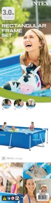 Intex Rectangular Frame Pool (300X200X75) Blue thumbnail