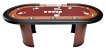NORTH Table de poker Nevada Rouge 10 personnes miniature