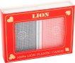 Coffret de cartes à jouer LION 100 % plastique Duobox, Poker miniature