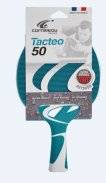 Raquette de tennis de table Cornilleau Tacteo 50 turquoise d'extérieur miniature